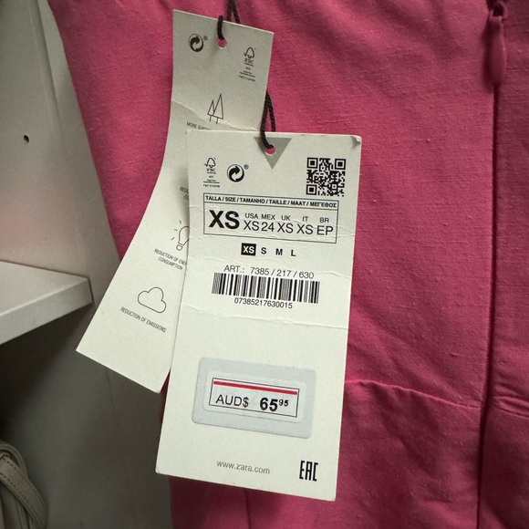 Zara Pink Mini Dress - Picture 3 of 3